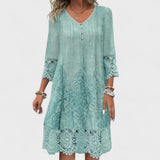 Lucia - Robe de Broderie Élégante