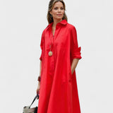 Pilar - Robe Noire avec Poches
