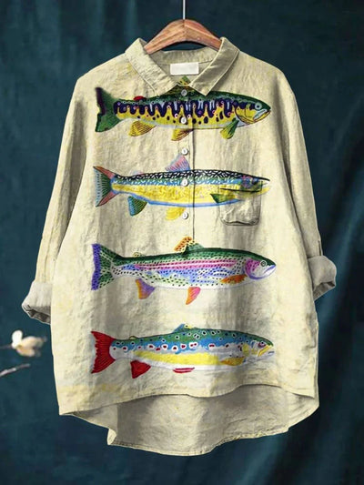 ダーラ | フィッシュプリントTシャツ