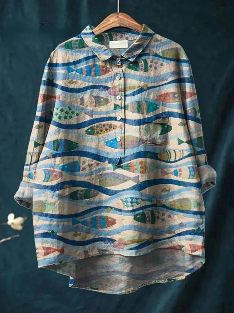 ダーラ | フィッシュプリントTシャツ