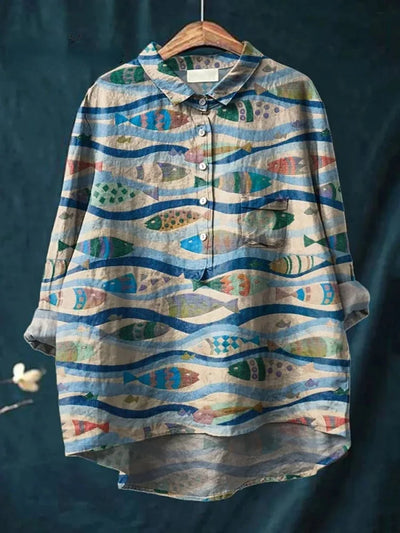 ダーラ | フィッシュプリントTシャツ