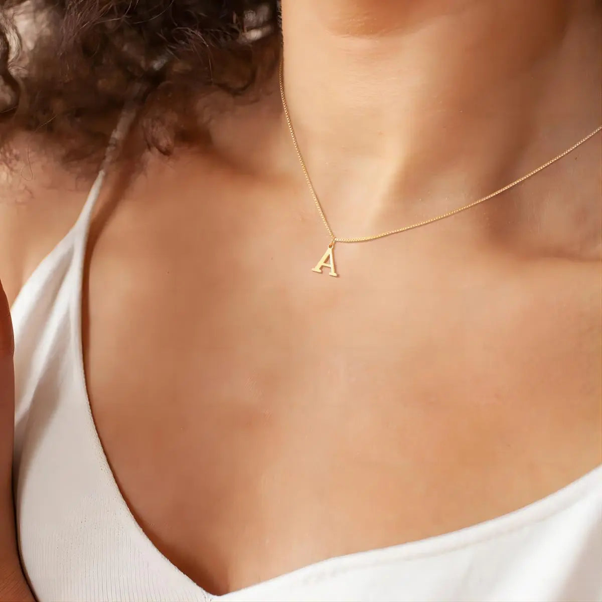 ラブレター・イニシャル・ネックレス｜ゴールド 18K