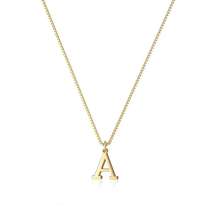 ラブレター・イニシャル・ネックレス｜ゴールド 18K