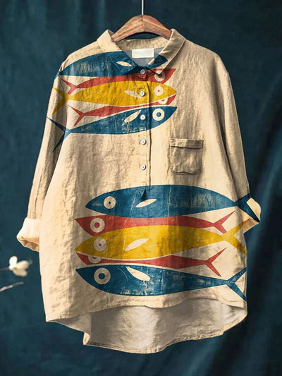 ダーラ | フィッシュプリントTシャツ