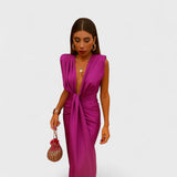 Júlia - Robe à Décolleté Ouvert