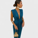 Júlia - Robe à Décolleté Ouvert
