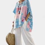 Valentina – haut en lin essentiel confortable et pantalons rayés en bambou