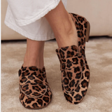 ヴィレル - モダンなヒョウ柄シューズ