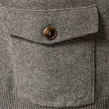 Gilet en Coton Tricoté pour Homme – Confort Décontracté avec Col Montant