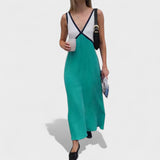 Lara - Robe Longue Bicolore