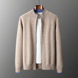 Gilet en Mélange de Cachemire de Luxe pour Hommes – Veste Douce, Chaude et Intemporelle