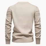 Pull Tricoté pour Homme – Pull Slim Fit en Mélange de Coton Respirant