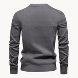 Pull Tricoté pour Homme – Pull Slim Fit en Mélange de Coton Respirant