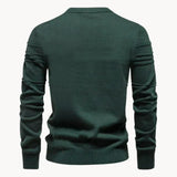 Pull Tricoté pour Homme – Pull Slim Fit en Mélange de Coton Respirant
