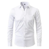 Braony | Chemise à manches longues classique pour hommes avec coupe moderne Slim-Fit