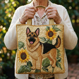 サック アルティザナル - ドイツ牧羊犬 フローラル
